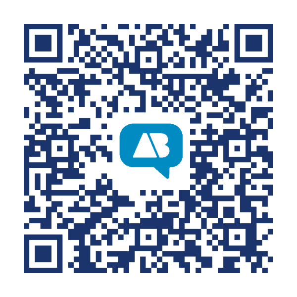 Donate via ActBlue QR code